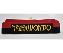 Siyah Nakışlı Taekwondo Kemeri